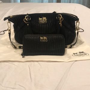 Handbag and matching wallet